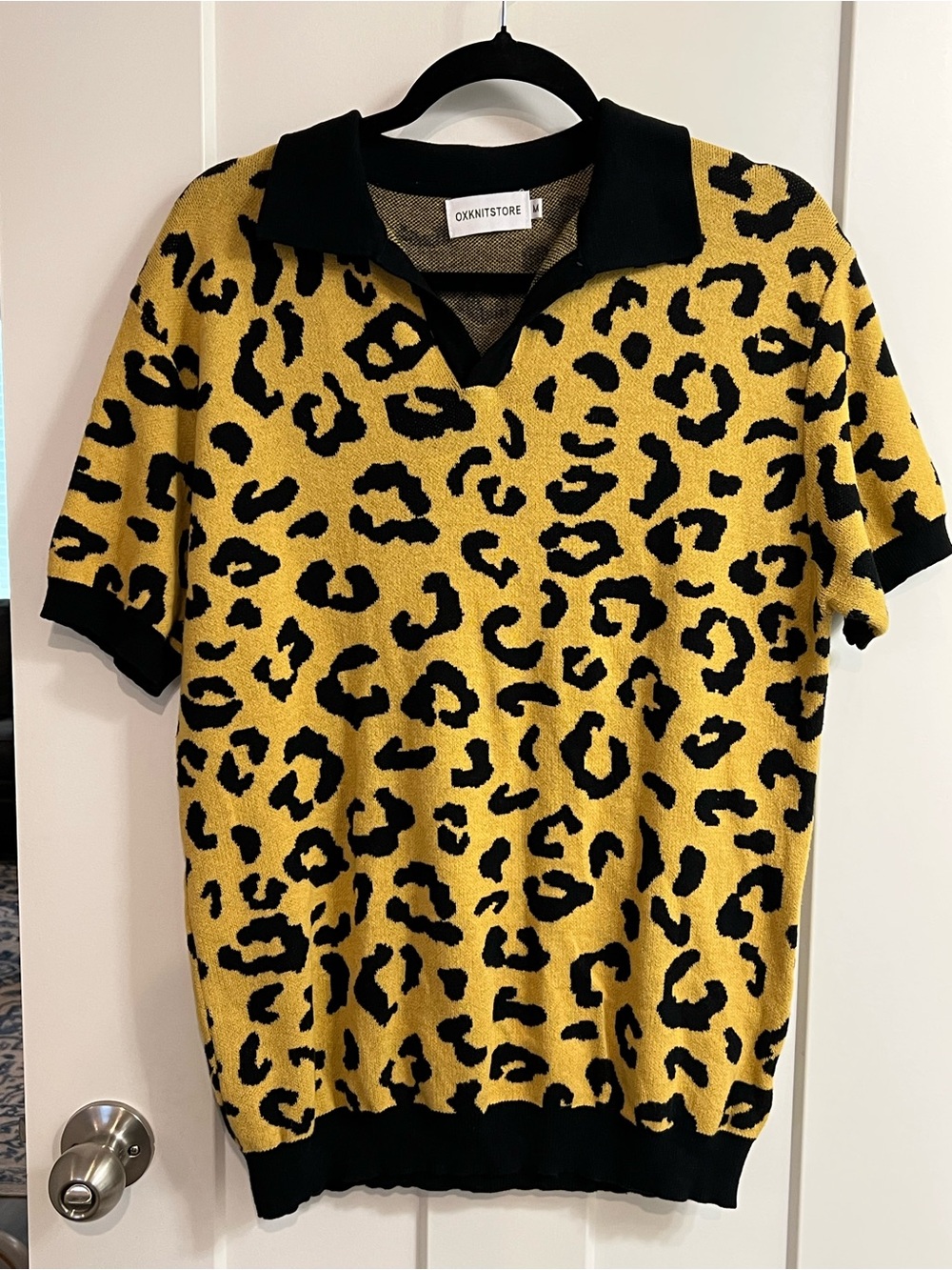 OXKNITS Sweater Leopard Top